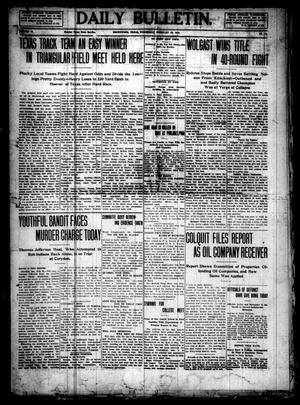 Daily Bulletin. (Brownwood, Tex.), Vol. 10, No. 110, Ed. 1 Wednesday, February 23, 1910