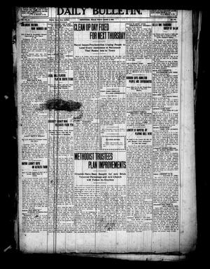 Daily Bulletin. (Brownwood, Tex.), Vol. 10, No. 118, Ed. 1 Friday, March 4, 1910