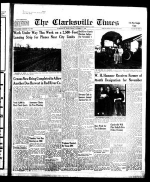 Primary view of object titled 'The Clarksville Times (Clarksville, Tex.), Vol. 86, No. 41, Ed. 1 Friday, October 31, 1958'.