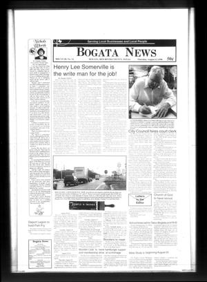 Bogata News (Bogata, Tex.), Vol. 88, No. 14, Ed. 1 Thursday, August 13, 1998