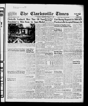 Primary view of object titled 'The Clarksville Times (Clarksville, Tex.), Vol. 87, No. 4, Ed. 1 Friday, February 13, 1959'.