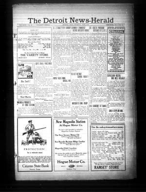 The Detroit News-Herald (Detroit, Tex.), Vol. 4, No. 10, Ed. 1 Thursday, June 4, 1931
