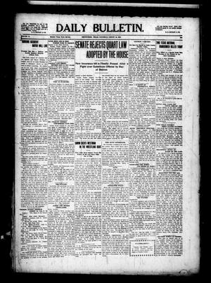 Primary view of object titled 'Daily Bulletin. (Brownwood, Tex.), Vol. 10, No. 256, Ed. 1 Saturday, August 13, 1910'.