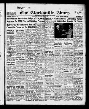 Primary view of object titled 'The Clarksville Times (Clarksville, Tex.), Vol. 87, No. 14, Ed. 1 Friday, April 24, 1959'.