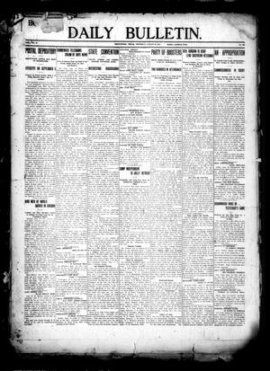 Primary view of object titled 'Daily Bulletin. (Brownwood, Tex.), Vol. 11, No. 252, Ed. 1 Thursday, August 10, 1911'.