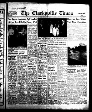 Primary view of object titled 'The Clarksville Times (Clarksville, Tex.), Vol. 86, No. 44, Ed. 1 Friday, November 21, 1958'.