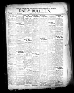 Daily Bulletin. (Brownwood, Tex.), Vol. [11], No. 182, Ed. 1 Thursday, May 18, 1911
