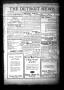 Thumbnail image of item number 1 in: 'The Detroit News (Detroit, Tex.), Vol. 2, No. 5, Ed. 1 Thursday, May 2, 1929'.