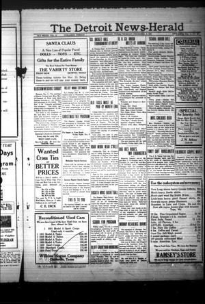 The Detroit News-Herald (Detroit, Tex.), Vol. 5, No. 40, Ed. 1 Thursday, December 8, 1932