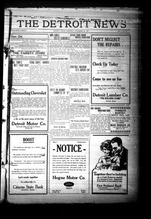 The Detroit News (Detroit, Tex.), Vol. 1, No. 35, Ed. 1 Thursday, November 29, 1928