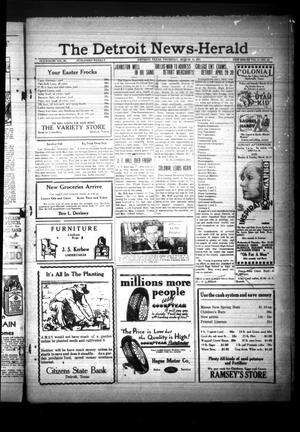 The Detroit News-Herald (Detroit, Tex.), Vol. 3, No. 50, Ed. 1 Thursday, March 12, 1931