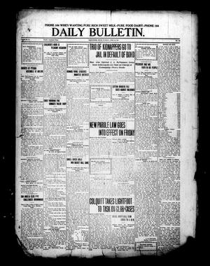 Primary view of object titled 'Daily Bulletin. (Brownwood, Tex.), Vol. 11, No. 161, Ed. 1 Tuesday, April 25, 1911'.