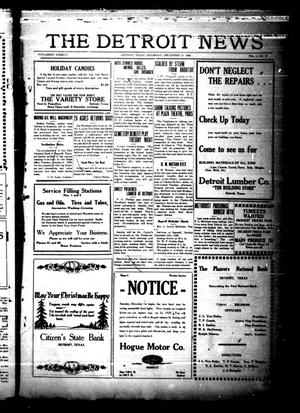 The Detroit News (Detroit, Tex.), Vol. 1, No. 37, Ed. 1 Thursday, December 13, 1928