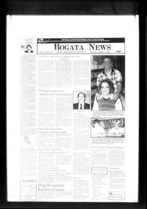 Primary view of object titled 'Bogata News (Bogata, Tex.), Vol. 89, No. 22, Ed. 1 Thursday, October 7, 1999'.