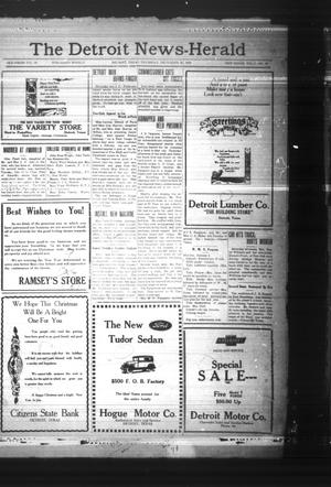 The Detroit News-Herald (Detroit, Tex.), Vol. 2, No. 39, Ed. 1 Thursday, December 26, 1929