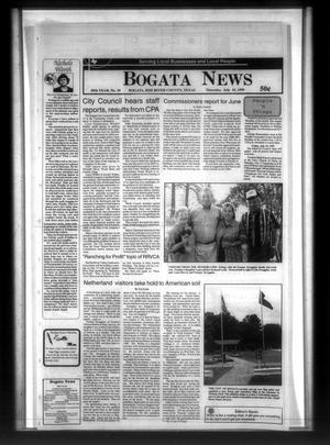 Bogata News (Bogata, Tex.), Vol. 89, No. 10, Ed. 1 Thursday, July 15, 1999