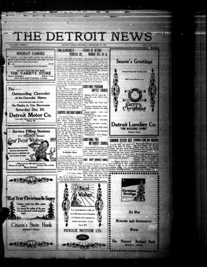 The Detroit News (Detroit, Tex.), Vol. 1, No. 38, Ed. 1 Thursday, December 20, 1928