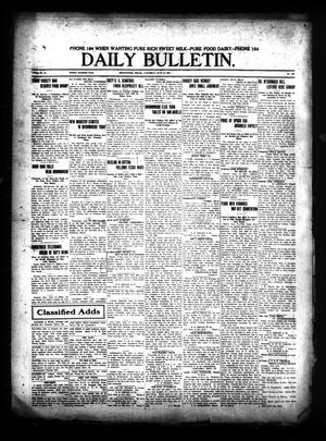 Daily Bulletin. (Brownwood, Tex.), Vol. 11, No. 207, Ed. 1 Saturday, June 17, 1911