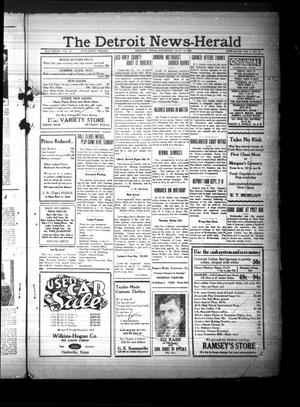 The Detroit News-Herald (Detroit, Tex.), Vol. 5, No. 15, Ed. 1 Thursday, July 14, 1932