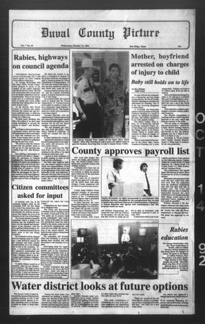 Duval County Picture (San Diego, Tex.), Vol. 7, No. 41, Ed. 1 Wednesday, October 14, 1992