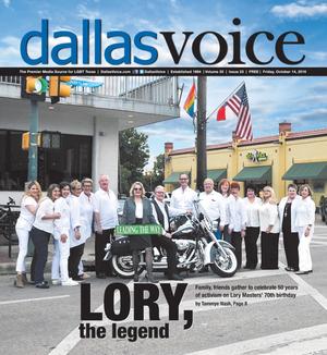Dallas Voice (Dallas, Tex.), Vol. 33, No. 23, Ed. 1 Friday, October 14, 2016