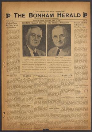 The Bonham Herald (Bonham, Tex.), Vol. 18, No. 73, Ed. 1 Monday, April 16, 1945