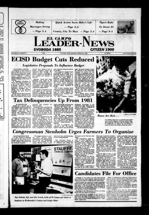 Primary view of object titled 'El Campo Leader-News (El Campo, Tex.), Vol. 98, No. 93, Ed. 1 Saturday, February 12, 1983'.