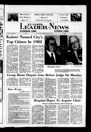 El Campo Leader-News (El Campo, Tex.), Vol. 98, No. 87, Ed. 1 Saturday, January 22, 1983