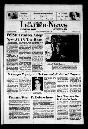 Primary view of object titled 'El Campo Leader-News (El Campo, Tex.), Vol. 98, No. 60, Ed. 1 Wednesday, October 20, 1982'.