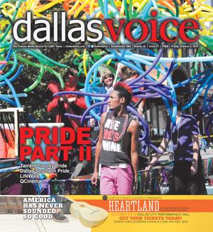 Primary view of object titled 'Dallas Voice (Dallas, Tex.), Vol. 32, No. 21, Ed. 1 Friday, October 2, 2015'.