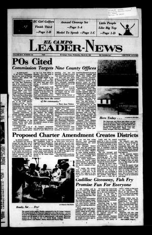Primary view of object titled 'El Campo Leader-News (El Campo, Tex.), Vol. 99B, No. 104, Ed. 1 Wednesday, March 20, 1985'.