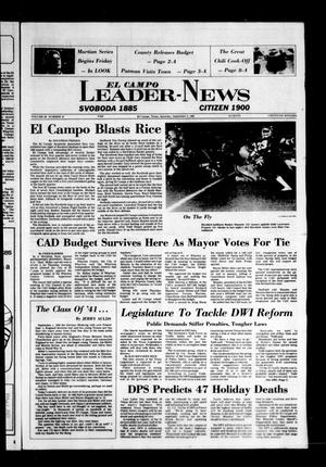 El Campo Leader-News (El Campo, Tex.), Vol. 98, No. 47, Ed. 1 Saturday, September 4, 1982