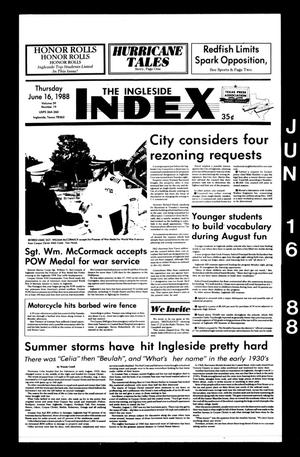The Ingleside Index (Ingleside, Tex.), Vol. 39, No. 19, Ed. 1 Thursday, June 16, 1988