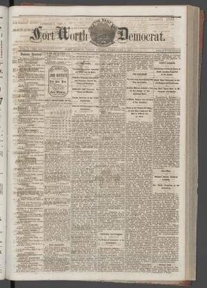 Primary view of object titled 'The Daily Fort Worth Democrat. (Fort Worth, Tex.), Vol. 1, No. 182, Ed. 1 Friday, February 2, 1877'.