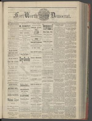The Daily Fort Worth Democrat. (Fort Worth, Tex.), Vol. 1, No. 99, Ed. 1 Saturday, October 28, 1876