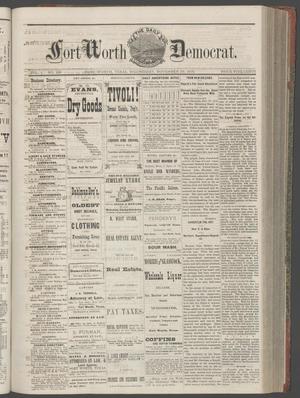 The Daily Fort Worth Democrat. (Fort Worth, Tex.), Vol. 1, No. 126, Ed. 1 Wednesday, November 29, 1876
