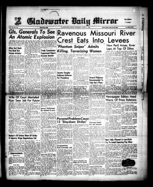 Primary view of object titled 'Gladewater Daily Mirror (Gladewater, Tex.), Vol. 3, No. 231, Ed. 1 Thursday, April 17, 1952'.