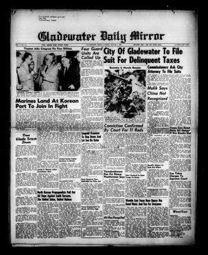 Primary view of object titled 'Gladewater Daily Mirror (Gladewater, Tex.), Vol. 2, No. 115, Ed. 1 Tuesday, August 1, 1950'.