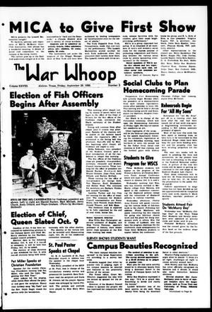 The War Whoop (Abilene, Tex.), Vol. 28, No. 3, Ed. 1, Friday, September 29, 1950