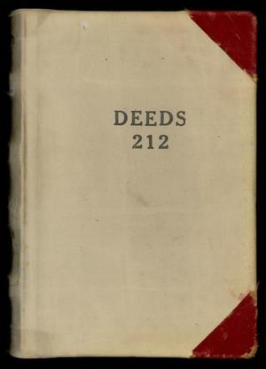 Primary view of object titled 'Travis County Deed Records: Deed Record 212'.