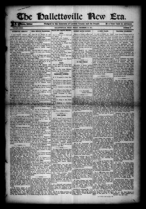 Primary view of object titled 'The Hallettsville New Era. (Hallettsville, Tex.), Vol. 23, No. 39, Ed. 1 Friday, December 15, 1911'.