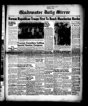 Primary view of object titled 'Gladewater Daily Mirror (Gladewater, Tex.), Vol. 2, No. 186, Ed. 1 Thursday, October 26, 1950'.