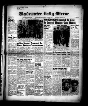 Primary view of object titled 'Gladewater Daily Mirror (Gladewater, Tex.), Vol. 2, No. 196, Ed. 1 Tuesday, November 7, 1950'.
