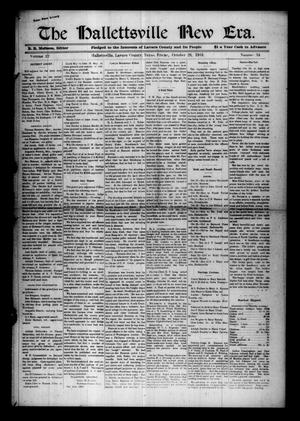 The Hallettsville New Era. (Hallettsville, Tex.), Vol. 22, No. 34, Ed. 1 Friday, October 28, 1910