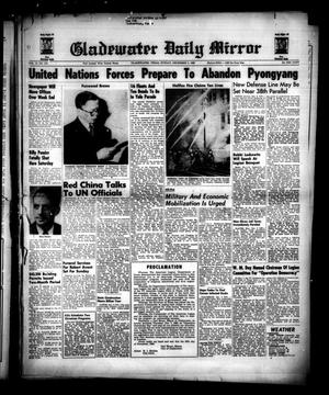 Primary view of object titled 'Gladewater Daily Mirror (Gladewater, Tex.), Vol. 2, No. 216, Ed. 1 Sunday, December 3, 1950'.