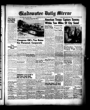 Gladewater Daily Mirror (Gladewater, Tex.), Vol. 2, No. 158, Ed. 1 Friday, September 22, 1950