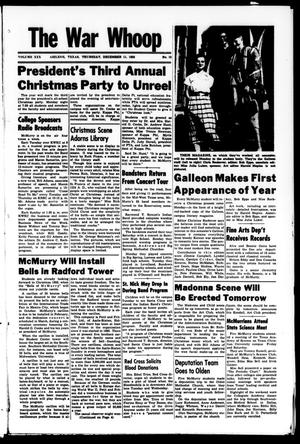 The War Whoop (Abilene, Tex.), Vol. 30, No. 12, Ed. 1, Thursday, December 11, 1952