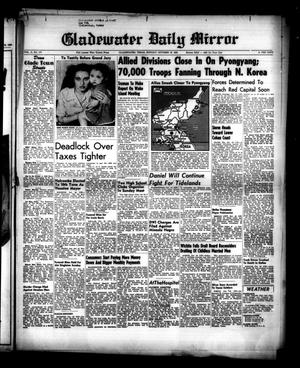 Primary view of object titled 'Gladewater Daily Mirror (Gladewater, Tex.), Vol. 2, No. 177, Ed. 1 Monday, October 16, 1950'.
