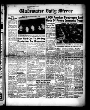 Primary view of object titled 'Gladewater Daily Mirror (Gladewater, Tex.), Vol. 2, No. 181, Ed. 1 Friday, October 20, 1950'.