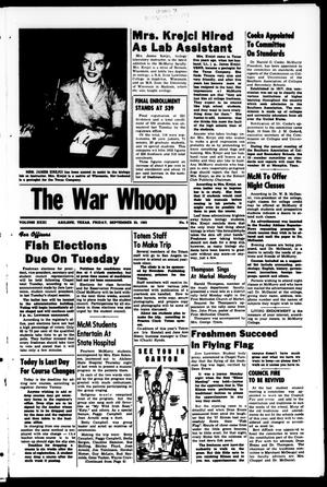 The War Whoop (Abilene, Tex.), Vol. 31, No. 3, Ed. 1, Friday, September 25, 1953